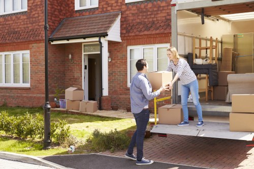 Local movers preparing for a packing and unpacking job in Elmstead