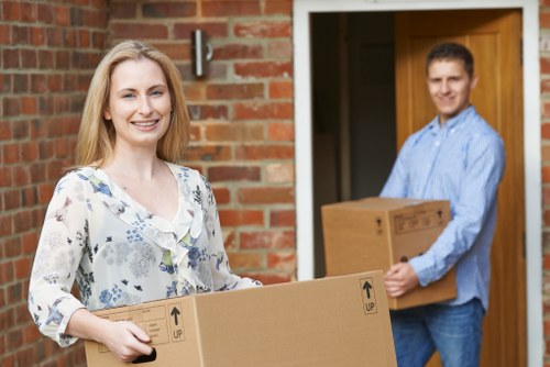 Careful loading of business items for a commercial move