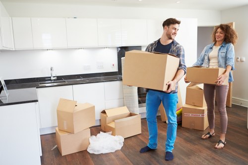 Loading furniture for a house or flat move in Elmstead
