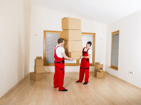 Boxes and furniture arranged for a smooth move in Elmstead