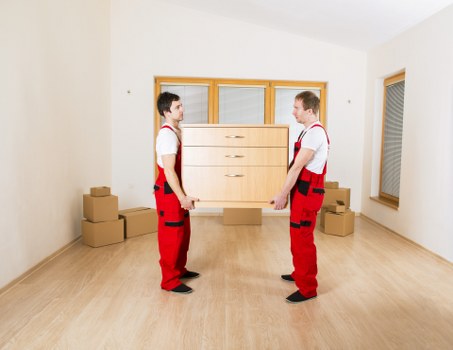Reusable furniture prepared for charity partnership donation